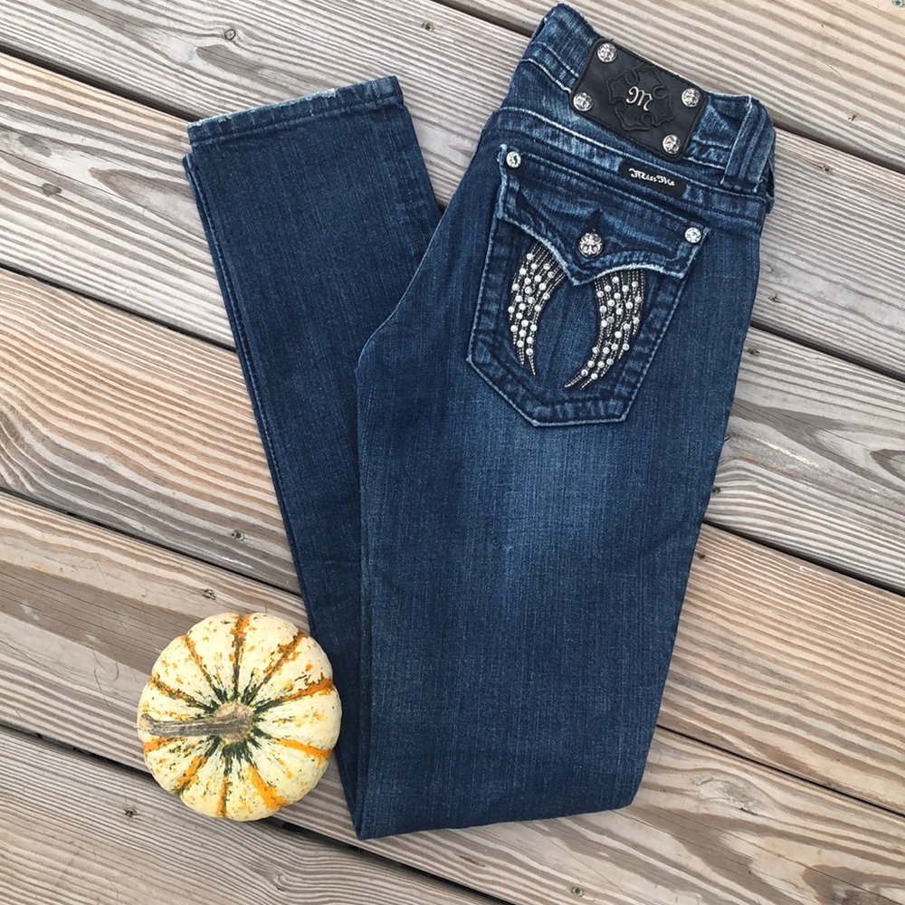 Miss Me Dark Wash Skinny Jeans